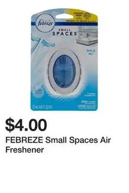 Dollarama FEBREZE Small Spaces Air Freshener offer