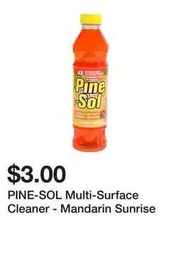 Dollarama PINE-SOL Multi-Surface Cleaner - Mandarin Sunrise offer