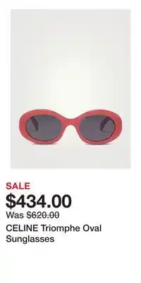 Holt Renfrew CELINE Triomphe Oval Sunglasses offer