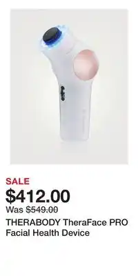 Holt Renfrew THERABODY TheraFace PRO Facial Health Device offer