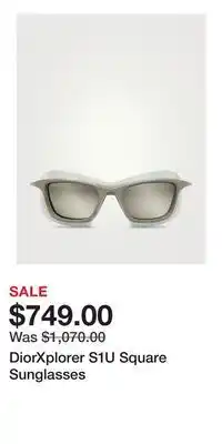 Holt Renfrew DiorXplorer S1U Square Sunglasses offer