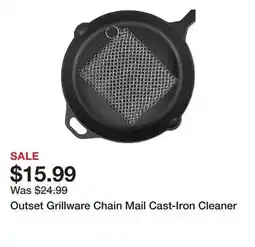TSC Stores Outset Grillware Chain Mail Cast-Iron Cleaner offer