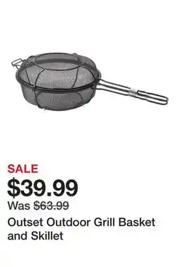 TSC Stores Outset Outdoor Grill Basket and Skillet offer