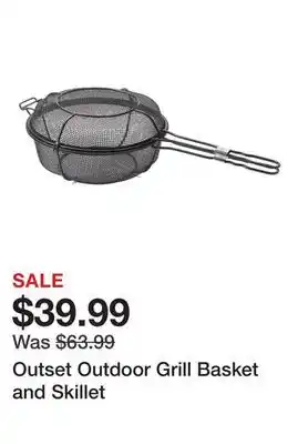 TSC Stores Outset Outdoor Grill Basket and Skillet offer