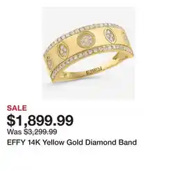TSC Stores EFFY 14K Yellow Gold Diamond Band offer