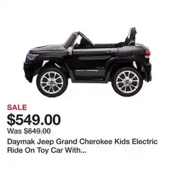 TSC Stores Daymak Jeep Grand Cherokee Kids Electric Ride On Toy Car With Remote Control offer