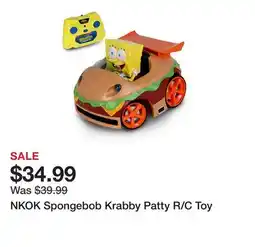 TSC Stores NKOK Spongebob Krabby Patty R/C Toy offer