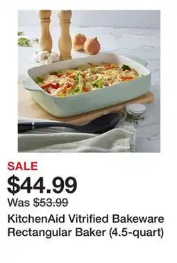 TSC Stores KitchenAid Vitrified Bakeware Rectangular Baker (4.5-quart) offer