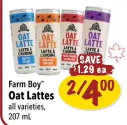 Farm Boy Farm Boy Oat Lattes offer