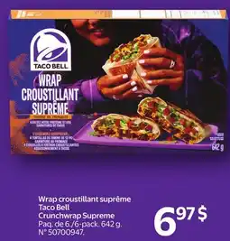 Walmart Taco Bell Crunchwrap Supreme offer
