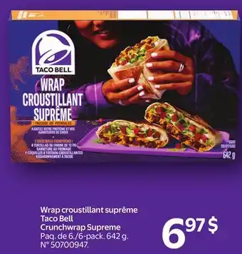 Walmart Taco Bell Crunchwrap Supreme offer