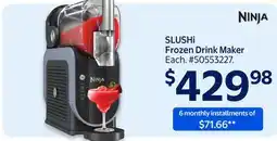 Walmart SLUSHi Frozen Drink Maker offer