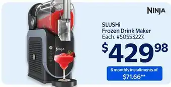Walmart SLUSHi Frozen Drink Maker offer