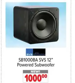 2001 Audio Video SB1000BA SVS 12 Powered Subwoofer offer