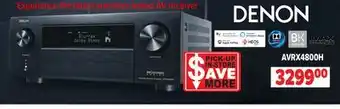 2001 Audio Video 9.4 Ch 125W 8k AV Receiver With Dolby Atmos DTS:X & Built-in HEOS offer