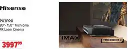 2001 Audio Video PX3PRO 80- 150 Trichroma 4K Laser Cinema offer