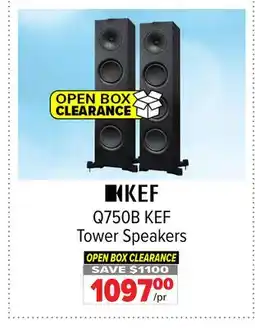 2001 Audio Video Q750B KEF Tower Speakers offer
