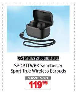 2001 Audio Video SPORTTWBK Sennheiser Sport True Wireless Earbuds offer