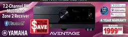 2001 Audio Video 7.2-Channel 8K MusicCast Zone 2 Receiver offer