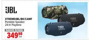 2001 Audio Video XTREME4BL/BK/CAMF Portable Speaker 24 hr Playtime offer