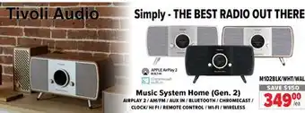 2001 Audio Video M1D2BLK/WHT/WAL Music System Home (Gen. 2) offer