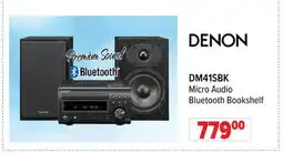 2001 Audio Video DM41SBK Micro Audio Bluetooth Bookshelf offer