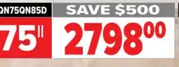 2001 Audio Video QN75QN85D SAMSUNG 75 Neo QLED 4K offer