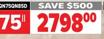 2001 Audio Video QN75QN85D SAMSUNG 75 Neo QLED 4K offer