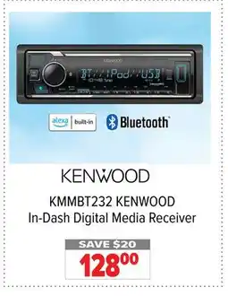 2001 Audio Video KMMBT232 KENWOOD In-Dash Digital Media Receiver offer