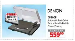 2001 Audio Video DP300F Automatic Belt-Drive Turntable with Built-In Phono Preamp offer