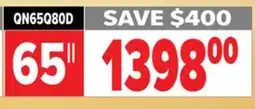 2001 Audio Video SAMSUNG 65 QLED 4K FULL ARRAY HDR12X offer