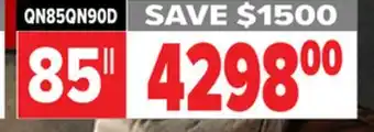 2001 Audio Video SAMSUNG 85 Neo QLED 4K offer
