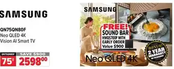 2001 Audio Video Neo QLED 4K Vision AI Smart TV offer
