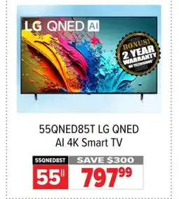 2001 Audio Video 55QNED85T LG 55 QNED AI 4K Smart TV offer