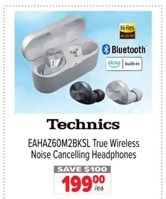 2001 Audio Video EAHAZ60M2BKSL True Wireless Noise Cancelling Headphones offer