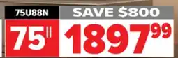 2001 Audio Video 75U88N Hisense 75 LED MiniLED offer