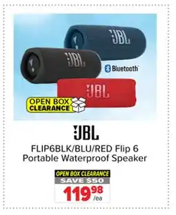 2001 Audio Video FLIP6BLK/BLU/RED Flip 6 Portable Waterproof Speaker offer