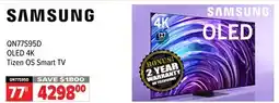 2001 Audio Video OLED 4K Tizen OS Smart TV offer