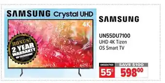2001 Audio Video UHD 4K Tizen OS Smart TV offer