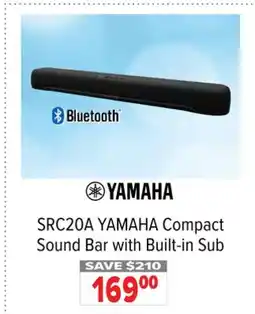 2001 Audio Video SRC20A YAMAHA Compact Sound Bar with Built-in Sub offer