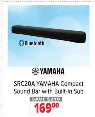 2001 Audio Video SRC20A YAMAHA Compact Sound Bar with Built-in Sub offer
