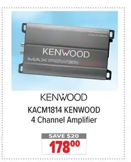 2001 Audio Video KENWOOD 4 Channel Amplifier offer