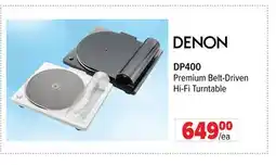 2001 Audio Video DP400 Premium Belt-Driven Hi-Fi Turntable offer