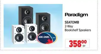 2001 Audio Video SEATOMB 2-Way Bookshelf Speakers offer