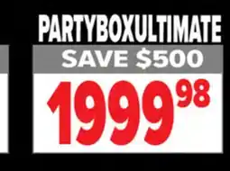 2001 Audio Video JBL Party Boxes Speaker offer