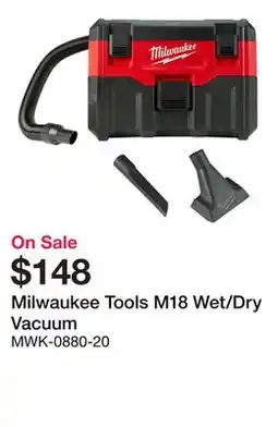 Bumper to Bumper M18 Wet/Dry Vacuum offer