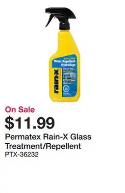 Bumper to Bumper Rain-X Glass Treatment/Repellent offer
