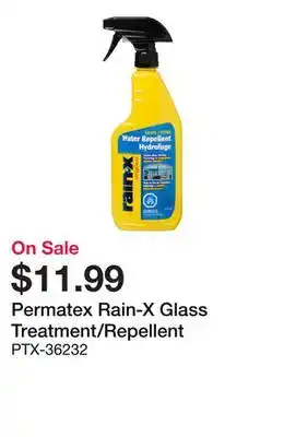 Bumper to Bumper Rain-X Glass Treatment/Repellent offer