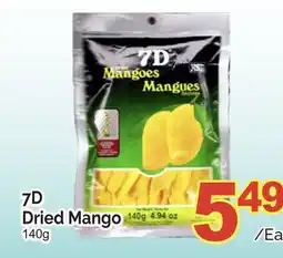 T&T Supermarket 7D DRIED MANGO,140G offer