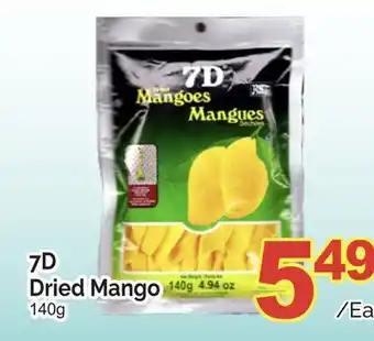 T&T Supermarket 7D DRIED MANGO,140G offer